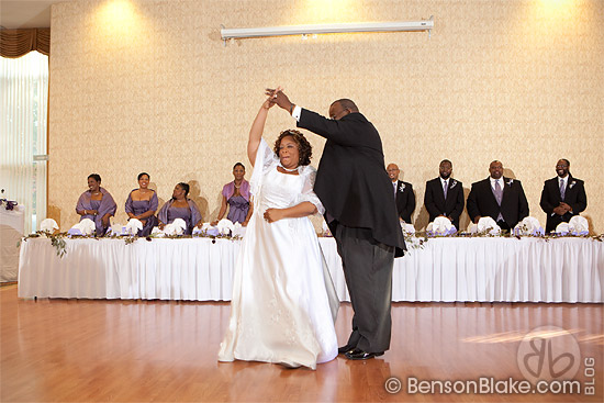 Charelia and Daryl's first dance