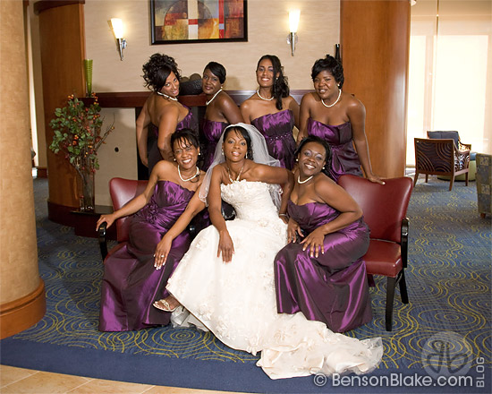 Ramona and the ladies of the wedding party