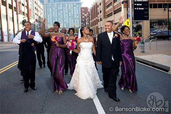 Walking down the street at National Harbor