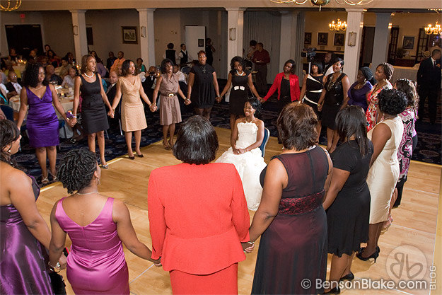 Members of Delta Sigma Theta Sorority, Inc. singing their sweetheart song