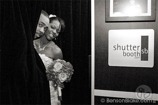 Burton & Ramona in the photo booth