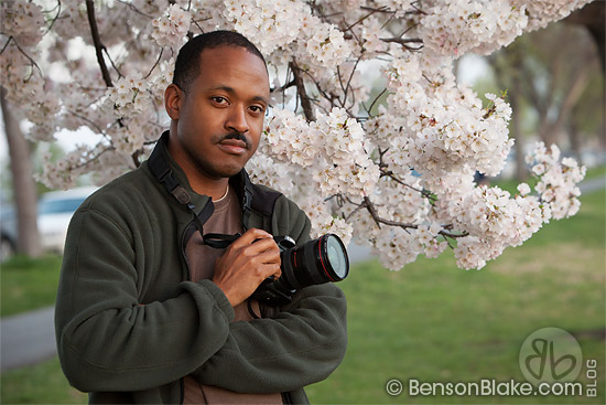 Benson at the Cherry blossoms in Washington DC 2012 - Photo by Donnamaria Jones Benson at the Cherry blossoms in Washington DC 2012 - Photo by Donnamaria Jones