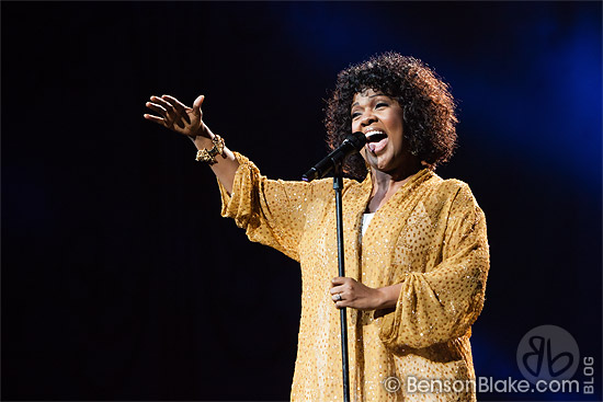 CeCe Winans performing