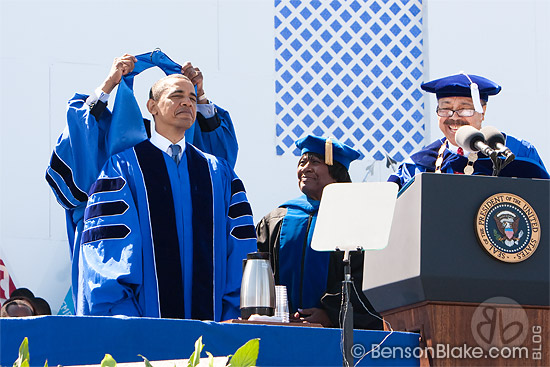 President Obama receives honorary degree