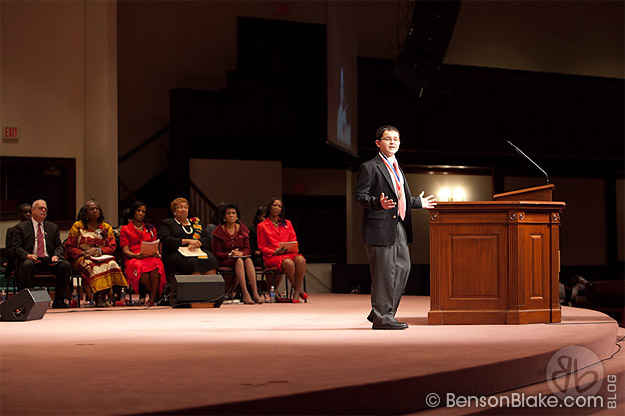 7th grader Jacob competing at the 2011 MLK Oratorical