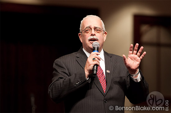 Congressman Gerald E. Connolly speaking at the 2011 MLK Oratorical