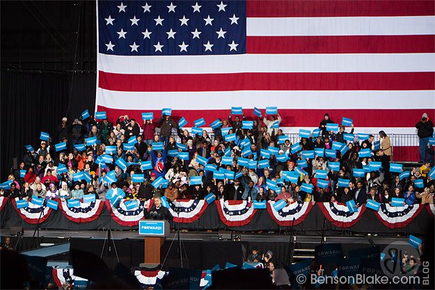 President Obama speaking at campaign rally 2012 in Bristow VA