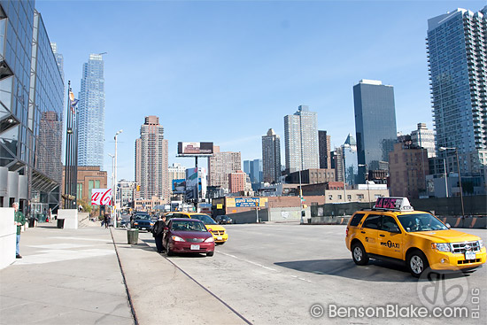New York scene from the Javits Center