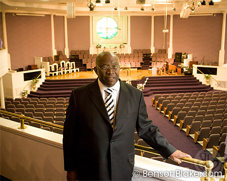 Bishop Ted Thomas, Sr. at New Community COGIC