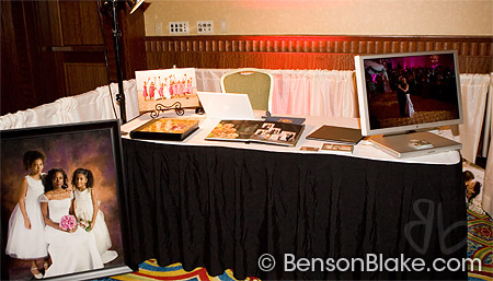 Benson’s bridal show booth