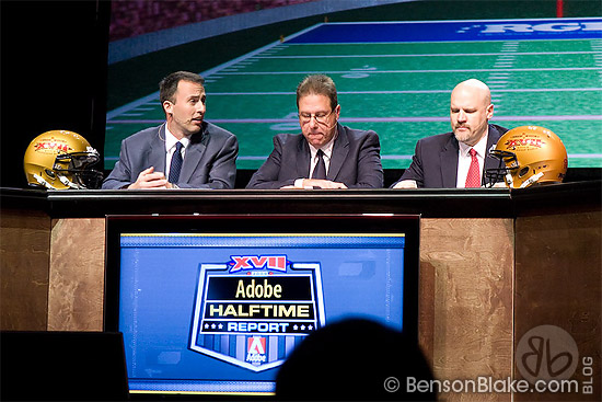 Scott Kelby and the 'Photoshop Guys' at football-themed keynote Scott Kelby and the 'Photoshop Guys' at football-themed keynote