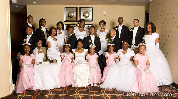Debutantes, Escorts, and Rose Petals before the cotillion Debutantes, Escorts, and Rose Petals before the cotillion