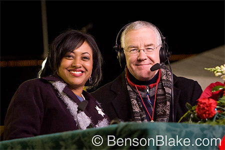 Hosts Janet Roach and Joe Flanagan