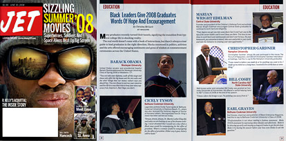 Christopher Gardner photo in JET Magazine - June 2008