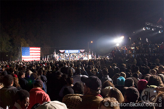 Barack Obama Rally in Manassas Virginia