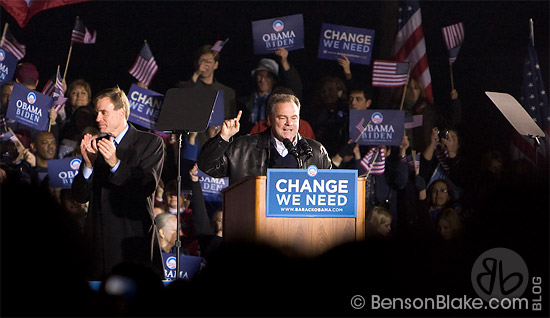 Gov. Kaine introducing Senator Obama