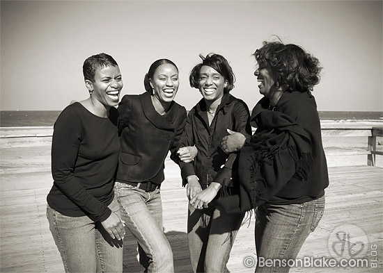 The Baker Sisters laughing