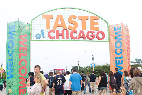Taste of Chicago entrance Taste of Chicago entrance