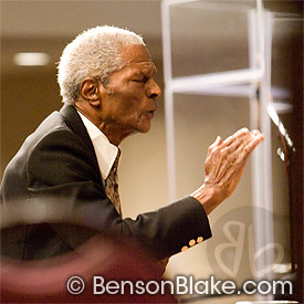 Mr. Jackson directing the Texas Southern University Choir