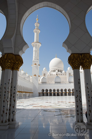 The Grand Mosque in Abu Dhabi, UAE