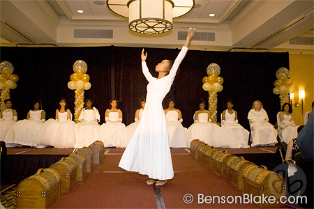 Dance presentation during the program
